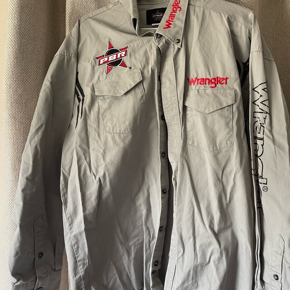 Wrangler bull riding shirt